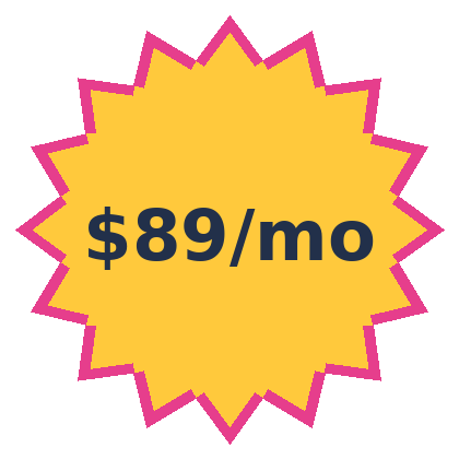 $89 per month